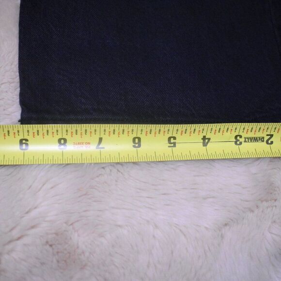 Abercrombie Black High Rise Wide Leg Jeans Size 29/8 Loose Fit Baggy Y2K Style - Picture 8 of 10